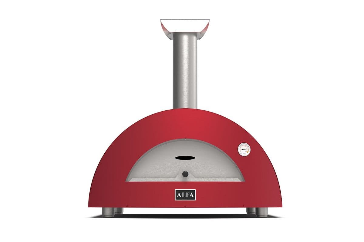 Alfa Forni Moderno 2 Pizzaugn i Rött