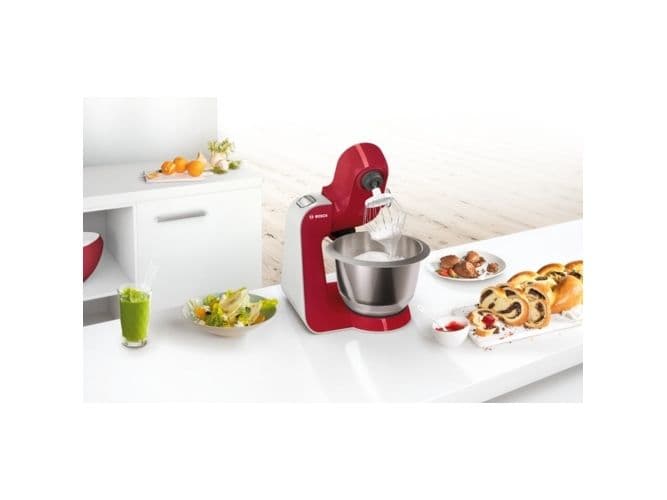 Bosch MUM5 CreationLine MUM58720 - Köksmaskin - 1000 W - djupröd/silver