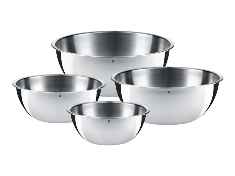WMF Köksskålset 4-delat Gourmet - Skålset - Rund - Rostfritt stål - Rostfritt stål (06.4570.9990)