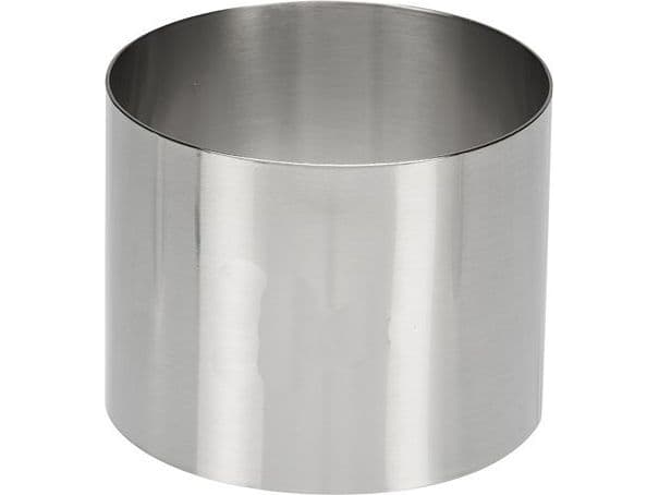 Patisse trimring 5 cm rostfritt stål silver