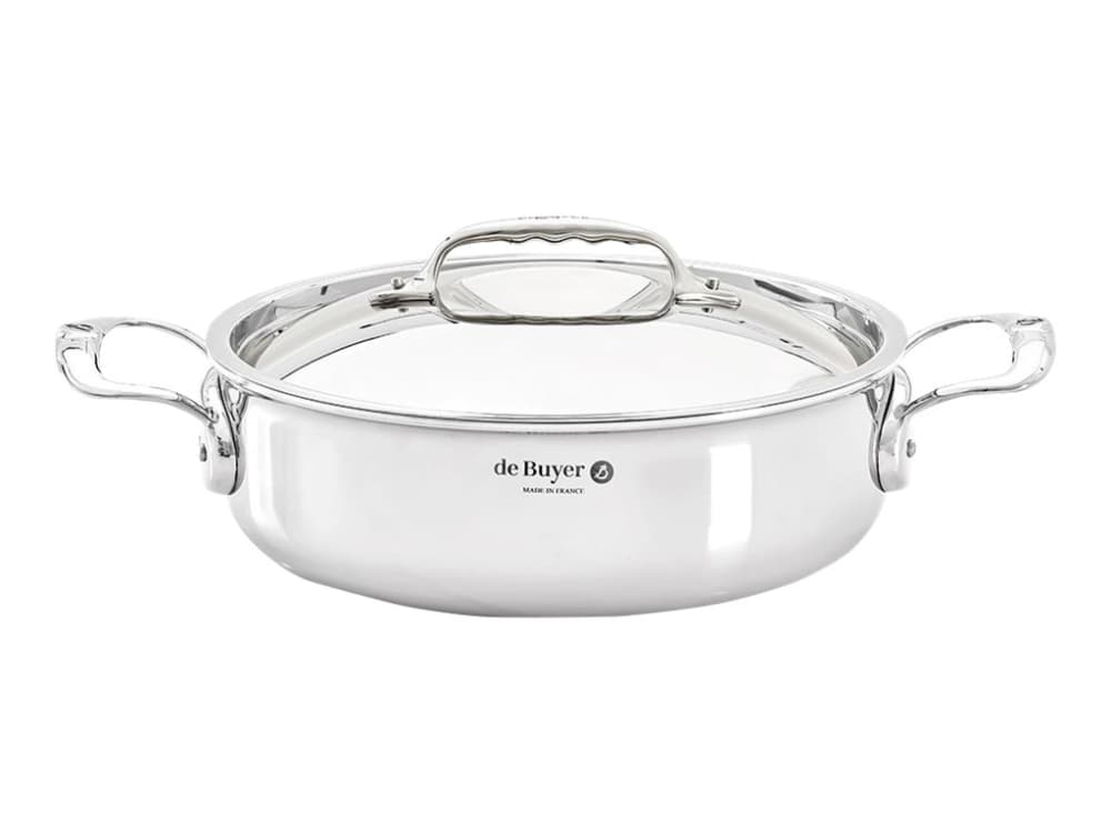 de Buyer AFFINITY - Traktörpanna med lock - 28 cm - 4.6 L