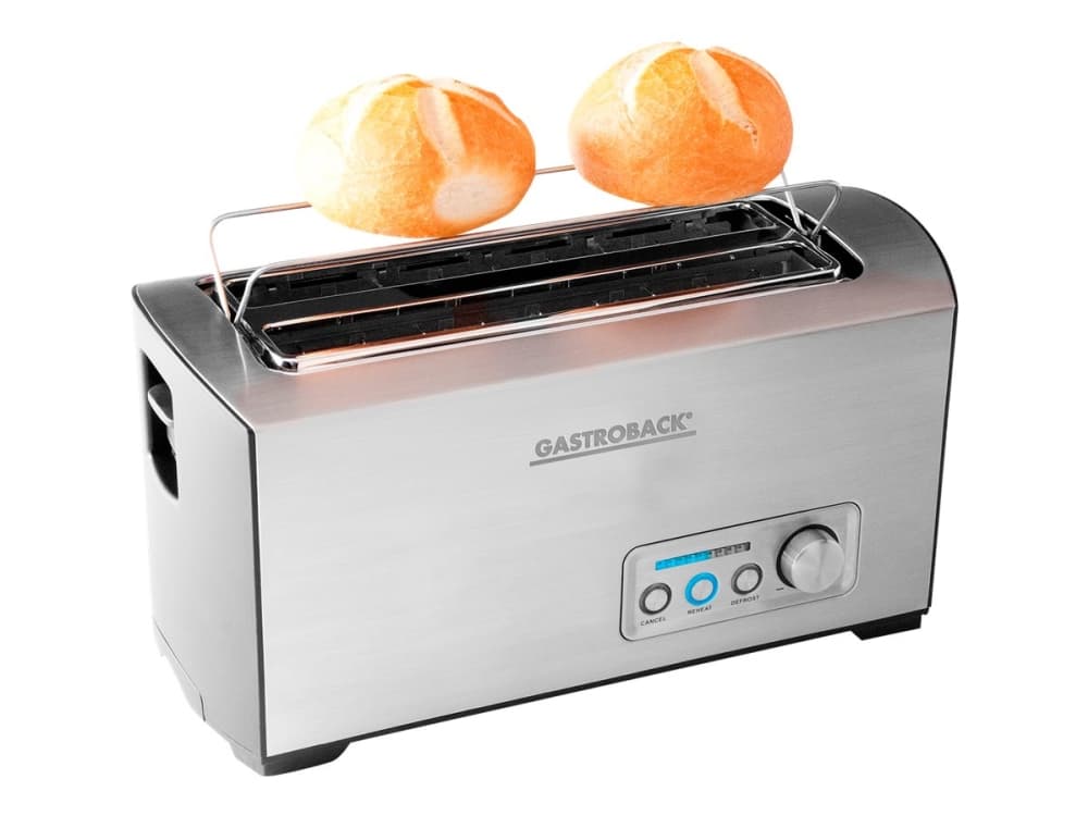 Gastroback Design PRO 4S Brödrost Rostfritt Stål