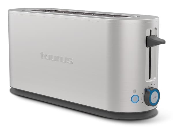 Taurus Mytoast Legend, 2 skivor, Rostfritt stål, Rostfritt stål, Knappar, Rotations-, Nivå, 1000 W, 26 cm