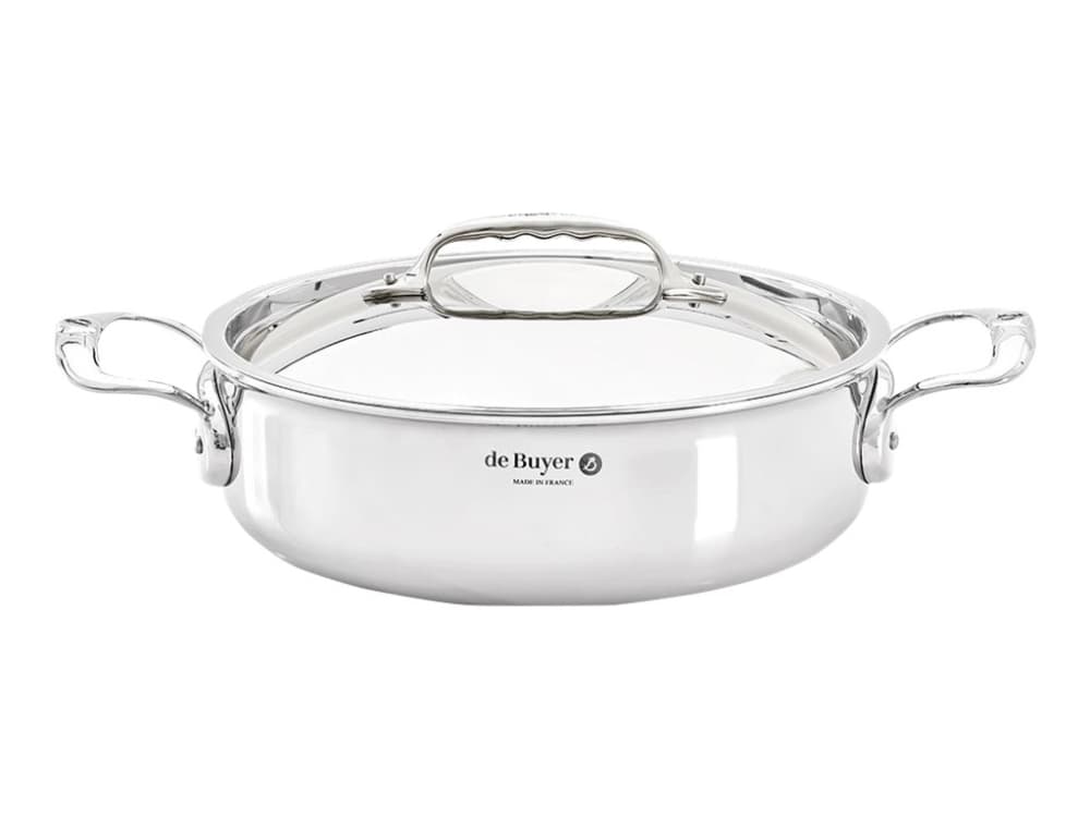 de Buyer Affinity Traktörpanna med lock 20 cm