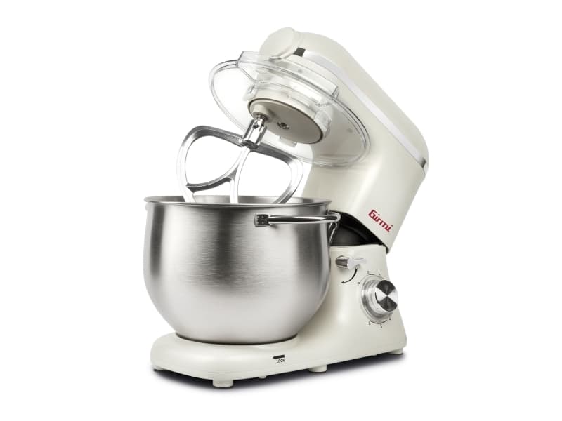 Girmi IM50, Stativmixer, Gräddfärgad, Vispning, Knådning, Mixning, 8 l, Rotations-, 2200 W