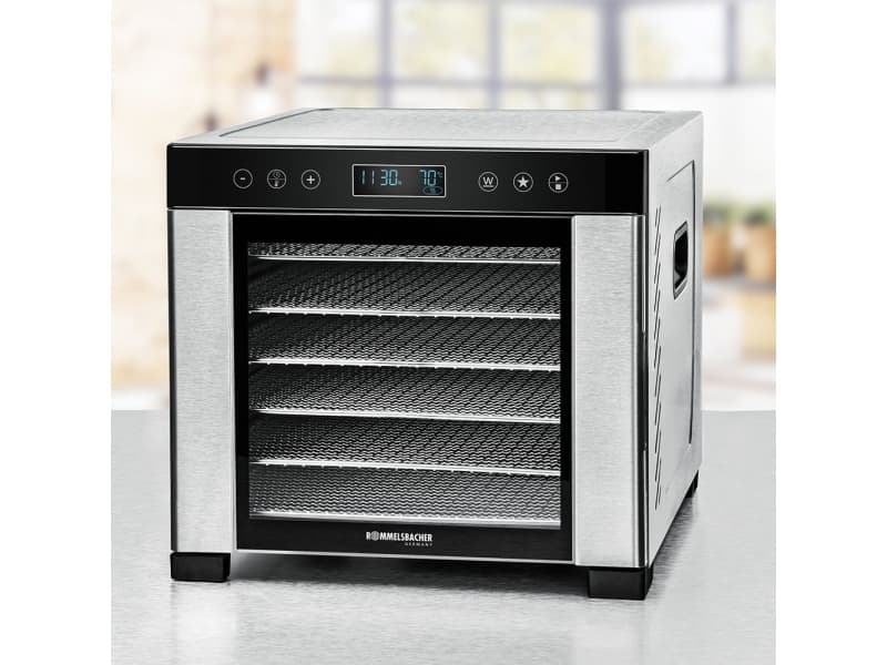 Rommelsbacher DA 950, Svart, Rostfritt stål, Rostfritt stål, LCD, 99 h, 6000 cm ^, 380 x 394 mm