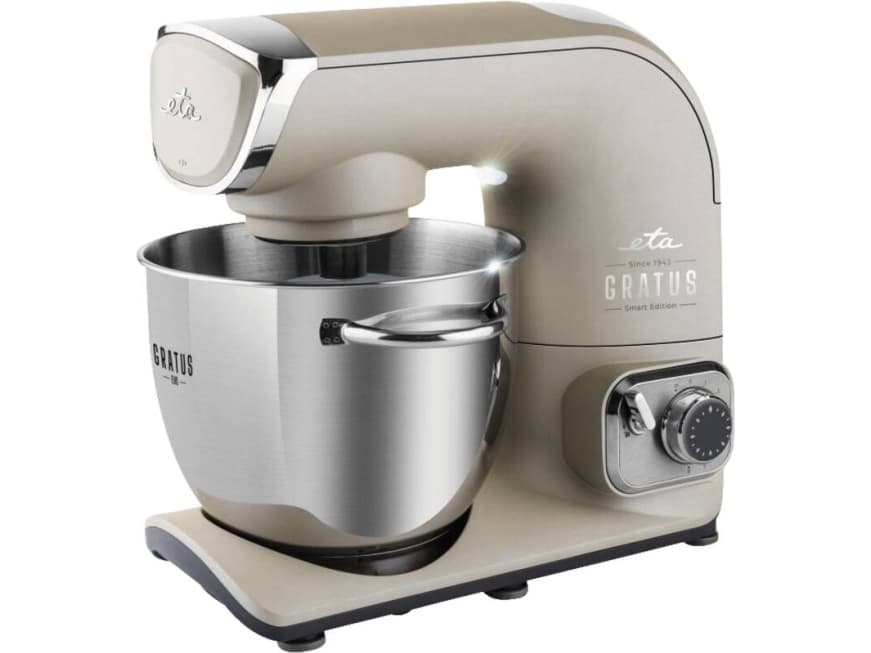 Eta Gratus Evo Smart, 5,5 l, Beige, Handtag, Rotations-, 1,5 l, Vispning, Blanda, Knådning, Mixning, 1,35 m