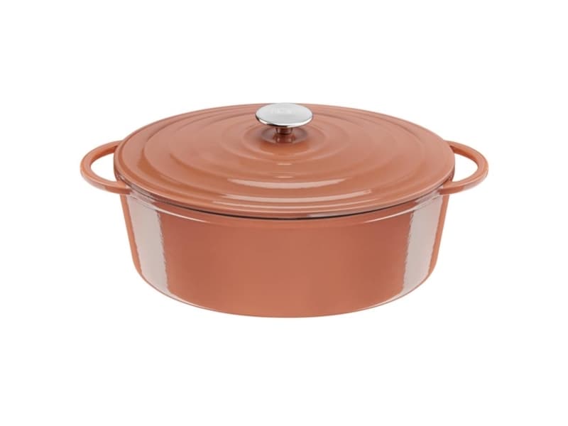 Tefal Gjutjärnsgryta Oval Terrakotta