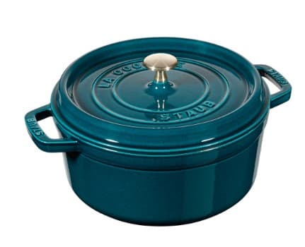 Staub Cocotte Gjutjärn 24 cm Blå