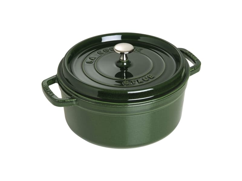 Staub Cocotte Rund Gjutjärn Grön