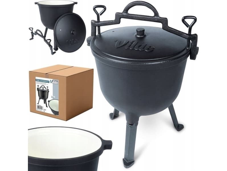 Vilde Cast Line Emaljerad Gryta 10 L