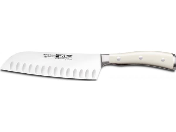 Wusthof Classic Ikon Santoku-kniv 17 cm Creme