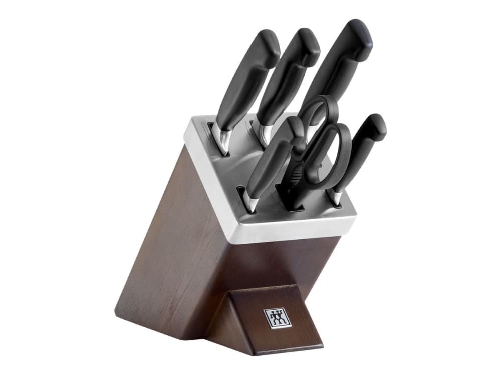 Zwilling Four Star Knivblock i Trä med Knivset