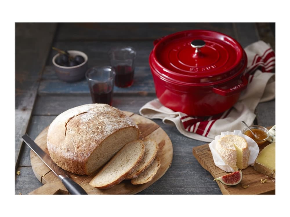 Staub Cocotte Gjutjärn 24 cm Körsbär
