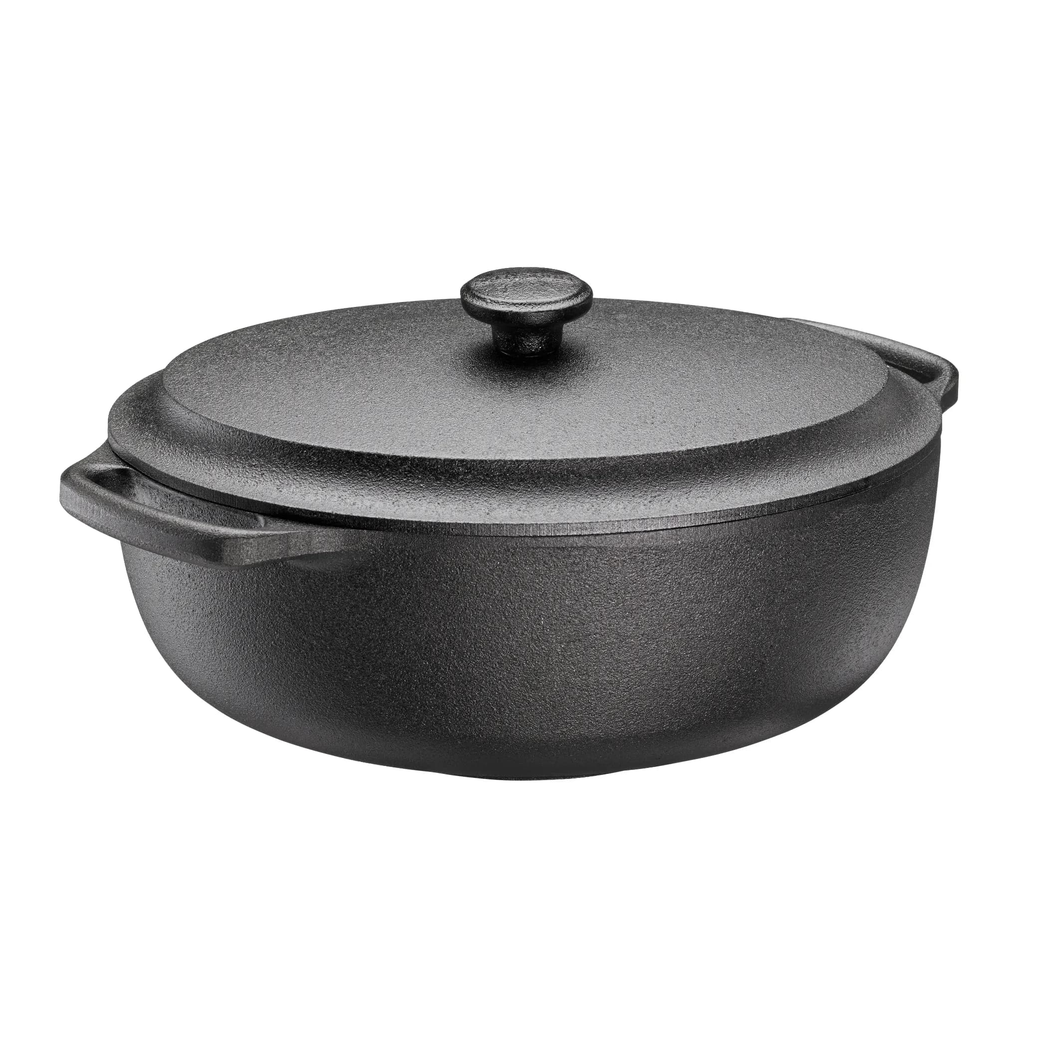 Skeppshult Oval Gryta med Järnlock 4 L